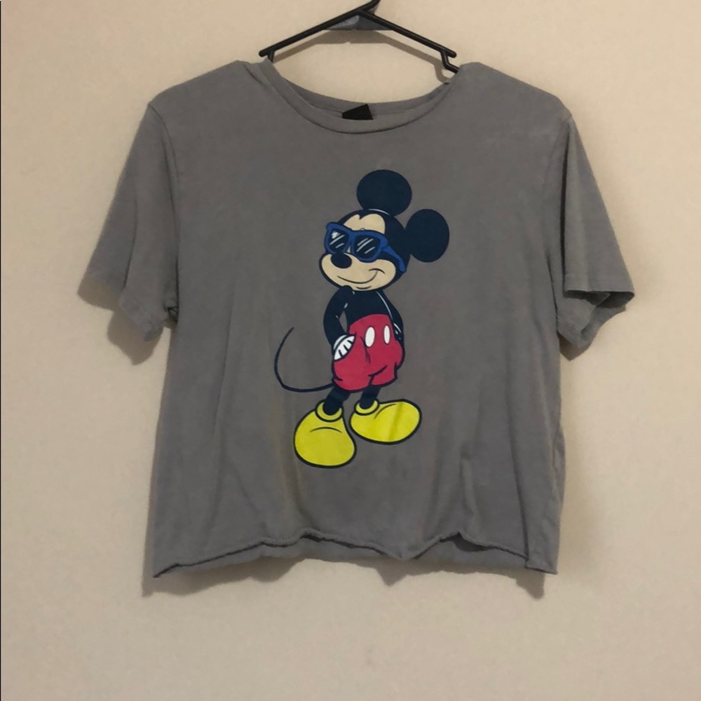 CROPPED MICKEY MOUSE T-SHIRT